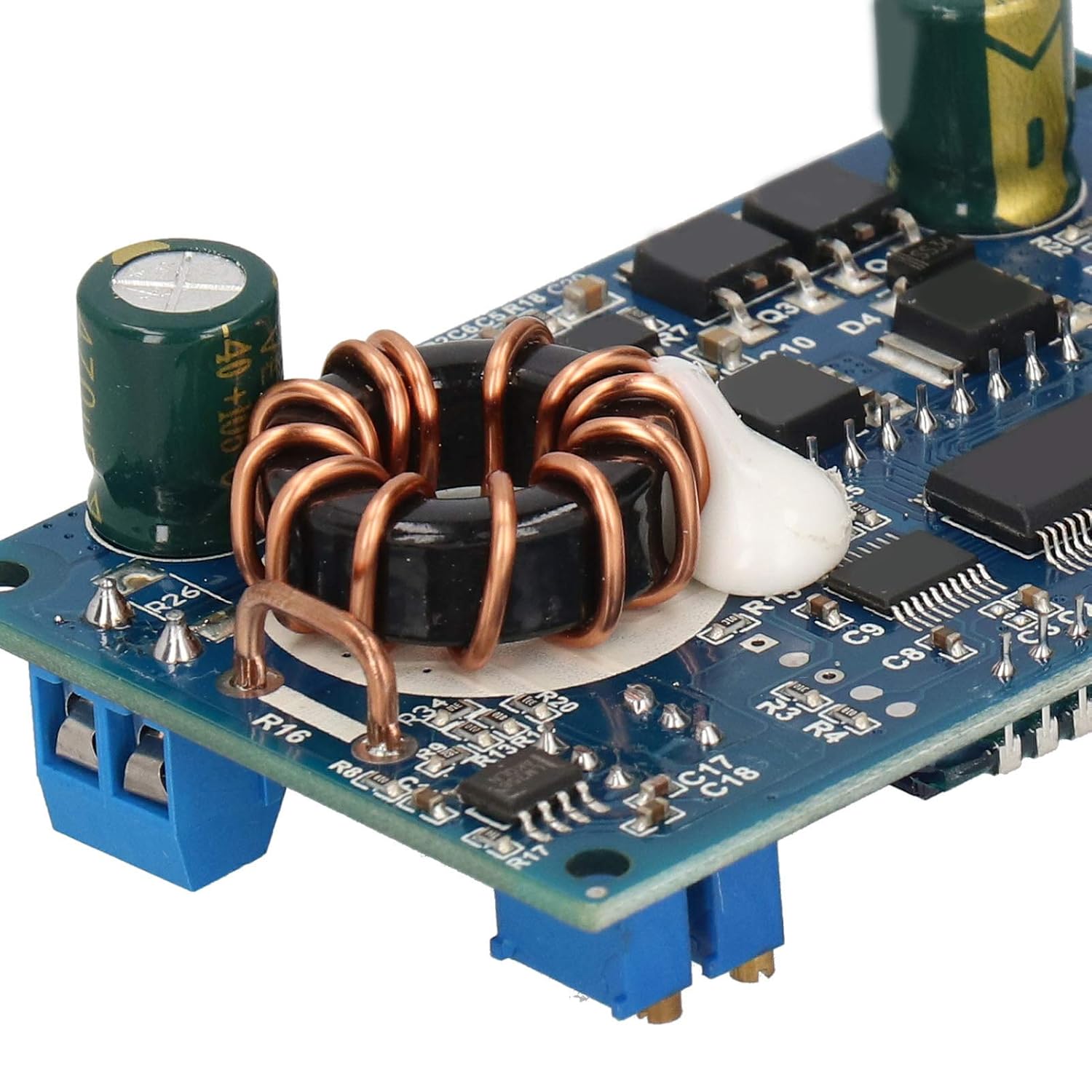 Adjustable Power Supply Module ZK 12KX, High Efficiency DC DC Converter 12A 120W with LCD Display for Electronics Lab DIY Projects