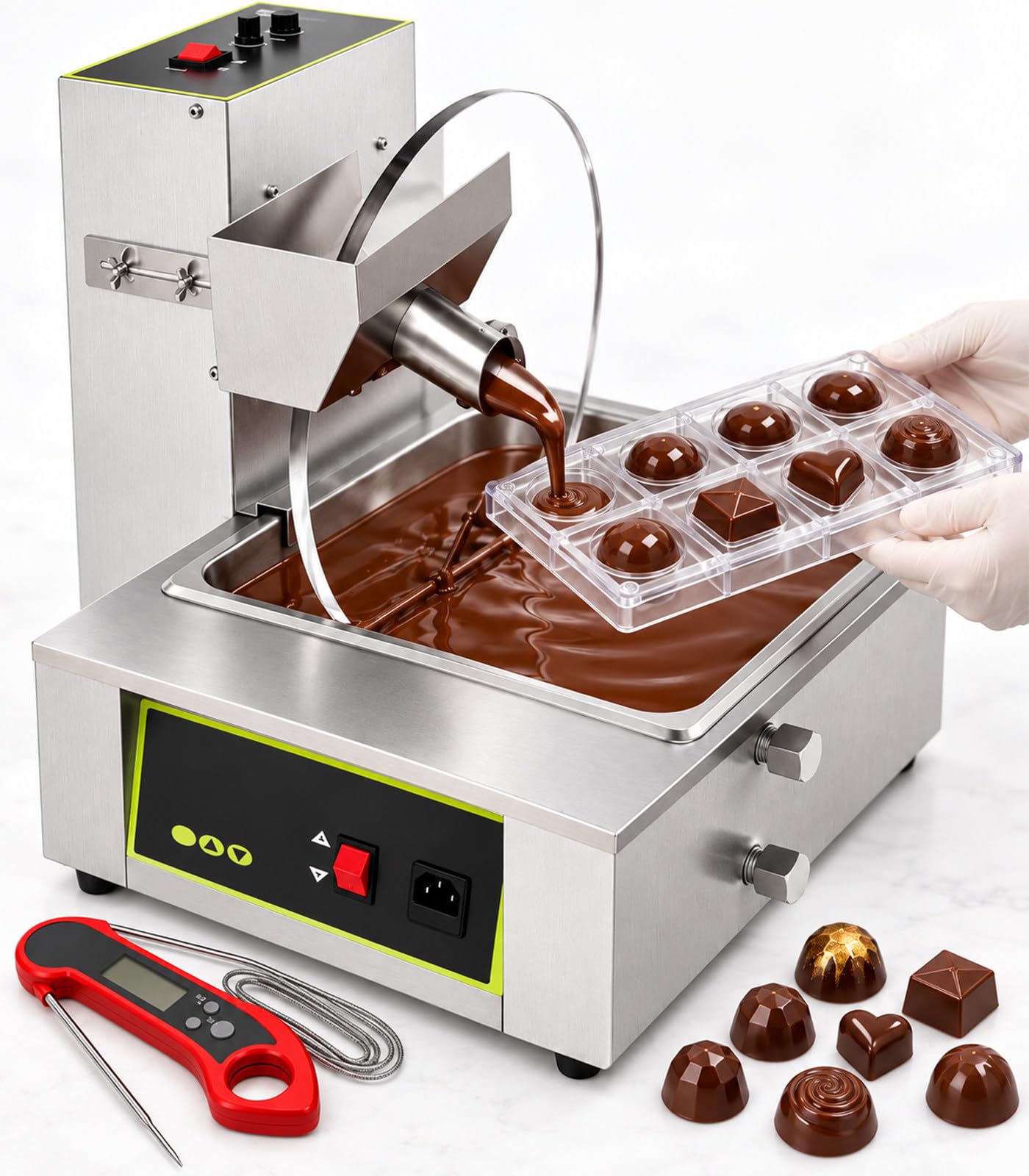 Máquina Profesional para fundir Chocolate 220V-8L