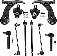 Vista 69 de Detroit Axle - Kit de suspensión delantera RWD de 10 piezas para Chevy GMC Silverado Sierra 1500 1999-2006, 2 brazos de control superior, 2 rótulas