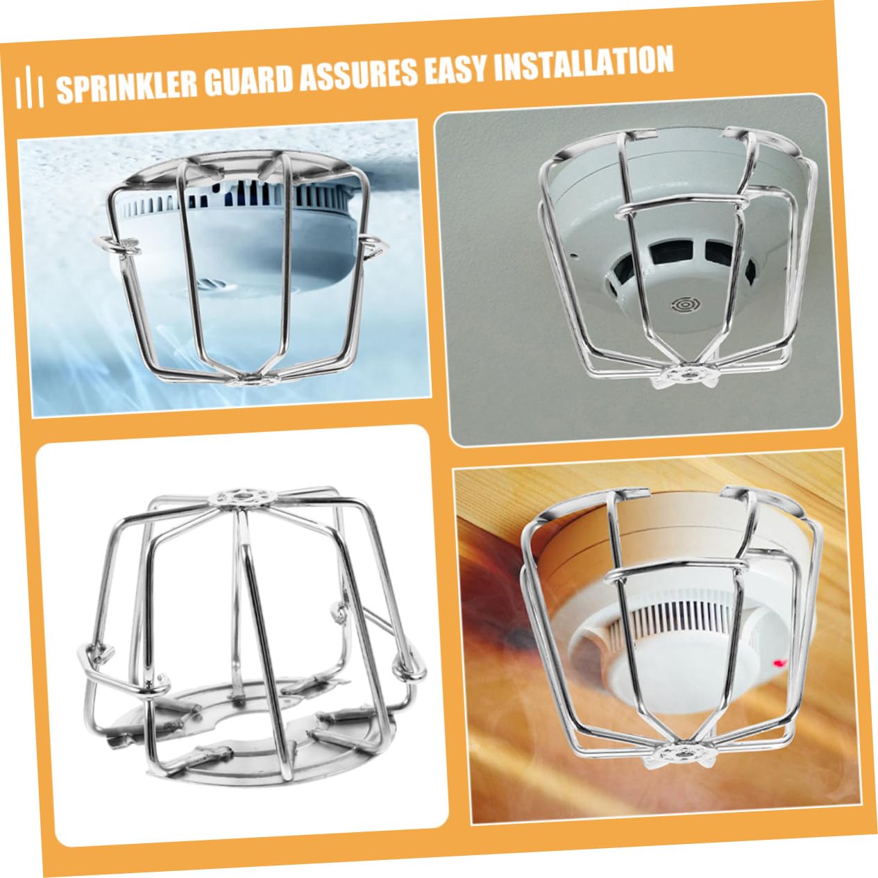 Amazon.co.jp: Beavorty 消火スプリンクラーヘッドカバー ステンレス製