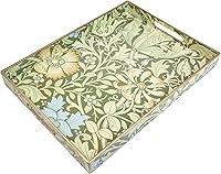 Vista 10 de Spsyrine - Bandeja de servir con asas, bandeja decorativa de plástico para mesa de café, sala de estar, decoración del hogar, 3040B