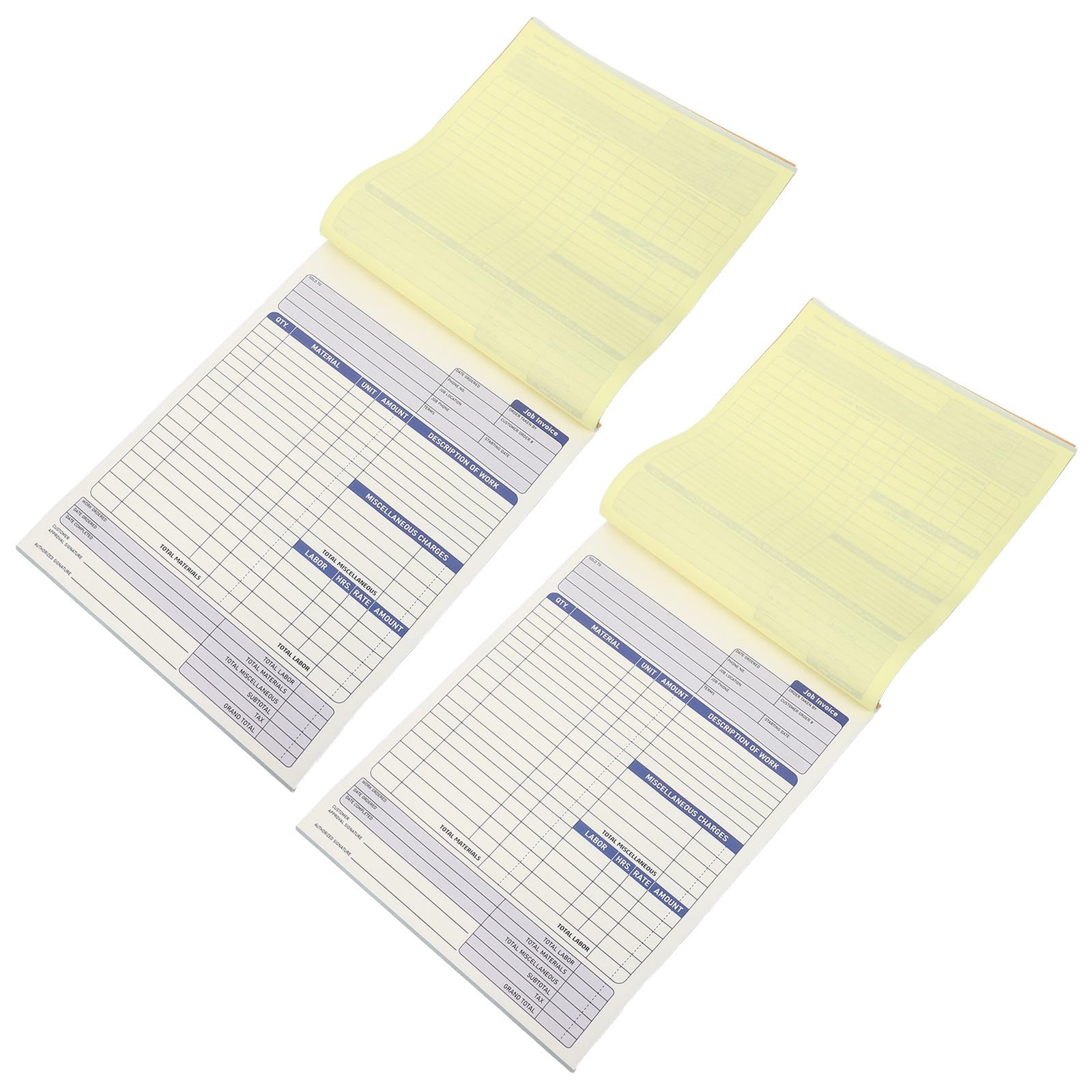 Cuaderno de recibos de 100 páginas que soluciona la pérdida de copias de venta 8