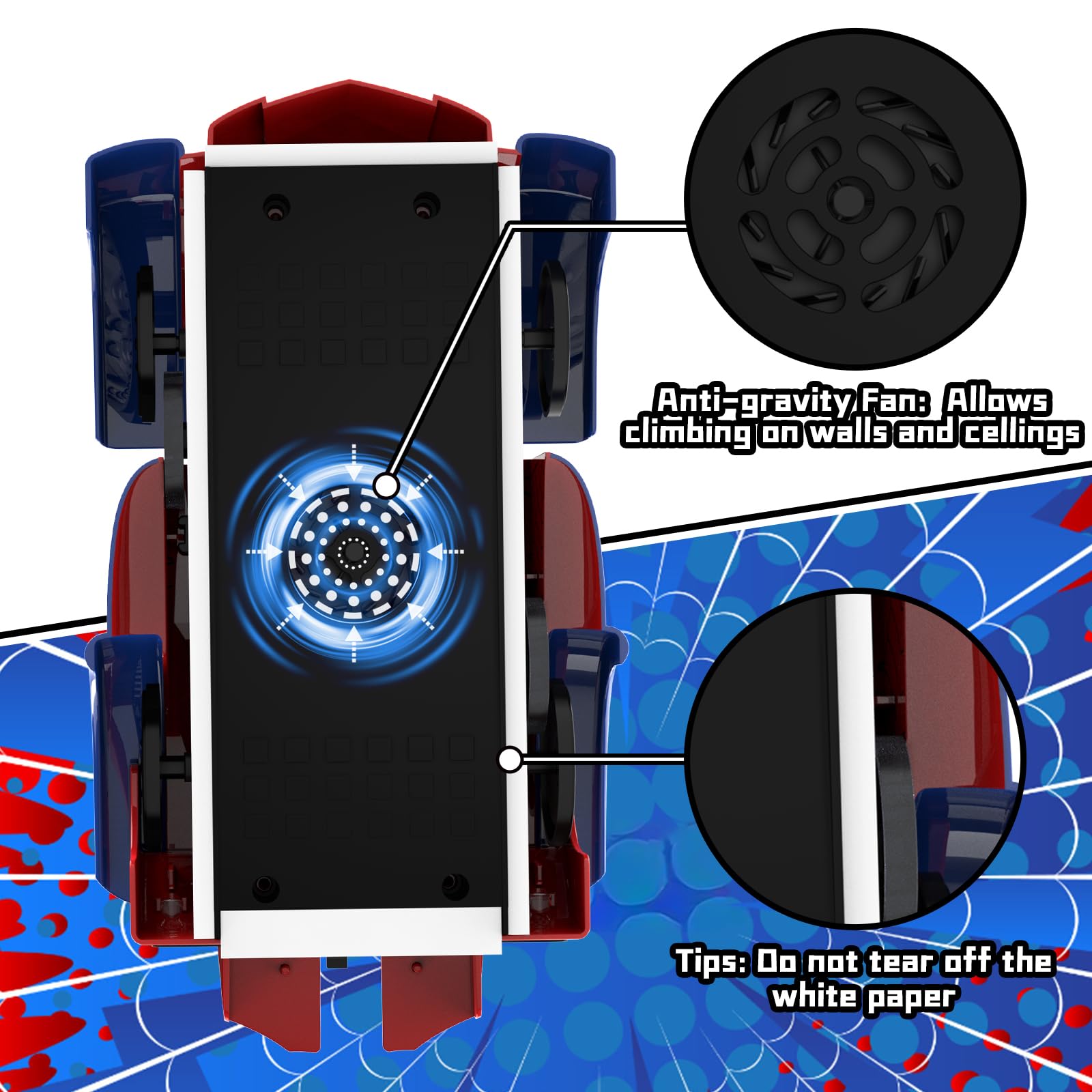 Macchina Telecomandata per Bambini 3-12 Anni, 360° Rotazione Auto Radiocomandata Arrampicata Muri RC Drift Car Ricaricabile con Luce LED Giocattoli Giochi Regalo Compleanno per Maschio Bambina