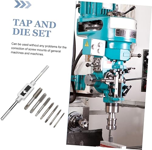 Miniatura 8 de Uonlytech 1 Unidades de extractor de pernos llave llave de mano juego de herramientas de rosca máquina roscado roscado herramienta de roscado