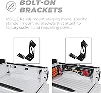 Vista 6 de Putco Paneles MOLLE para caja de camioneta Nisan Frontier 2005-2025 - Sistema de almacenamiento de aluminio
