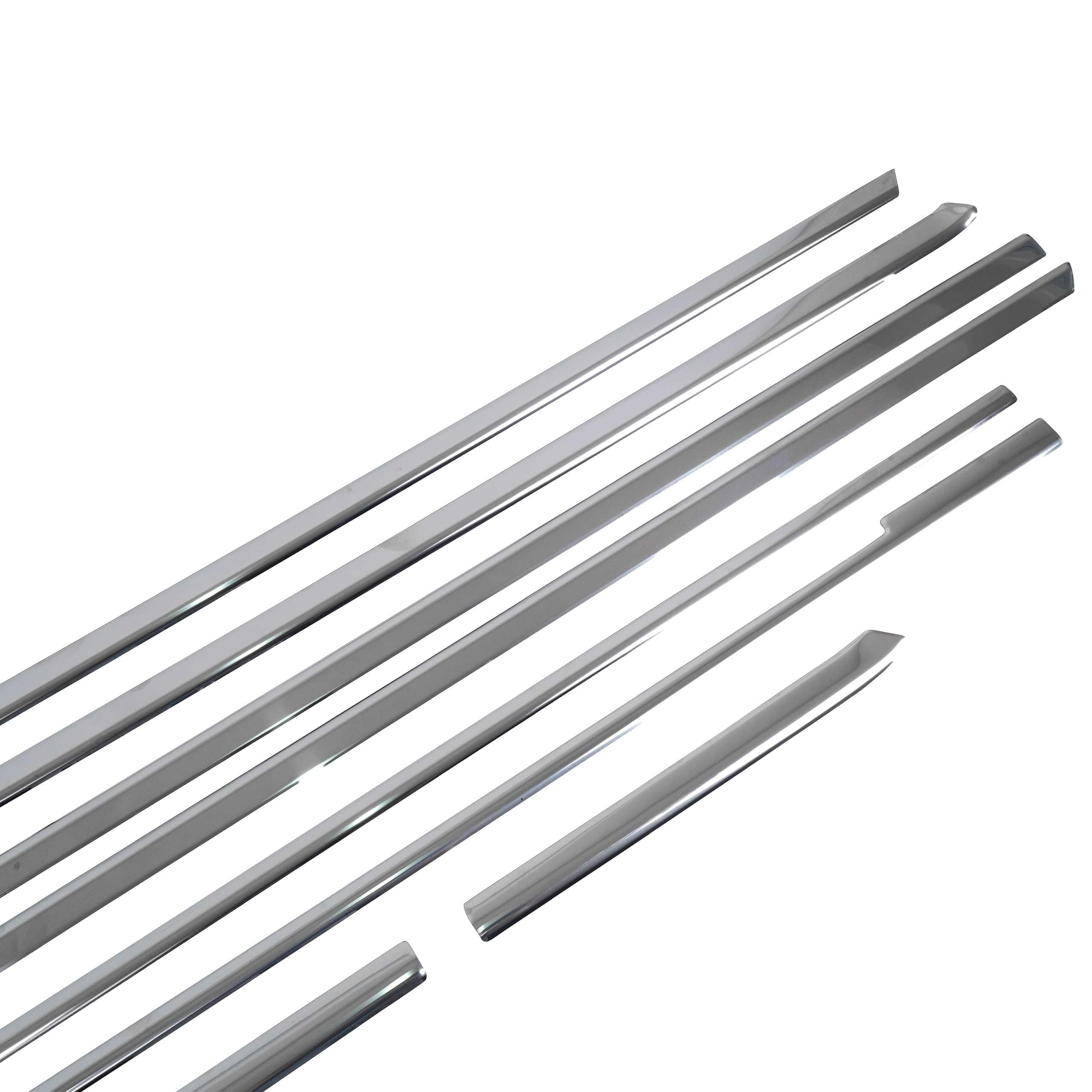 INLY 8 Piezas junquillos de Acero Inoxidable Cromado Sustitución de los antepechos de Las Ventanas Compatible con Clase V Vito W447 (2014-2024)