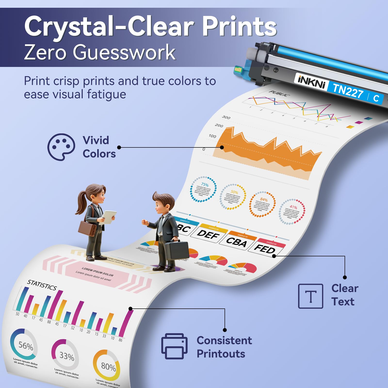 10 Toner Compatibili Brother TN227 – Per HL-L3270CDW, MFC-L3750CDW E Altri – Colori E Nero!