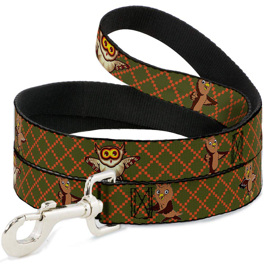 Laisse pour animal de compagnie chouettes multicolores Buckle-Down nylon