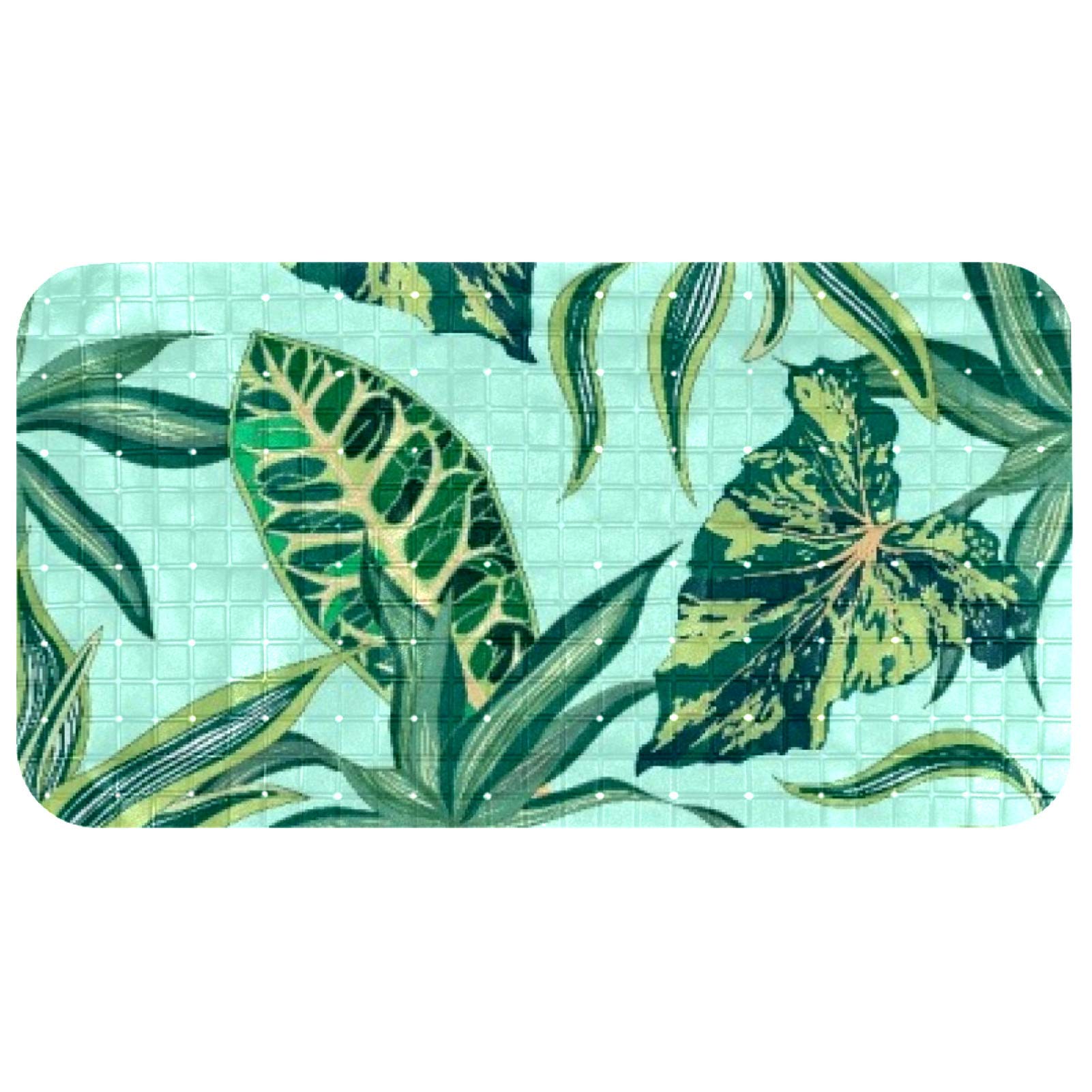 Tapis de bain antidérapant enfant vert foncé 27x38 cm Bennigiry