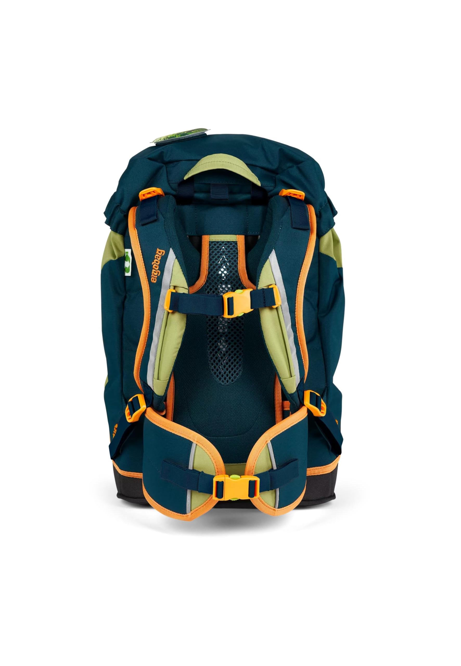 ergobag Prime Mochila Escolar Infantil ergonómica e hidrófuga, 20 l, 1100 g ExploreBear - Azul Oscuro