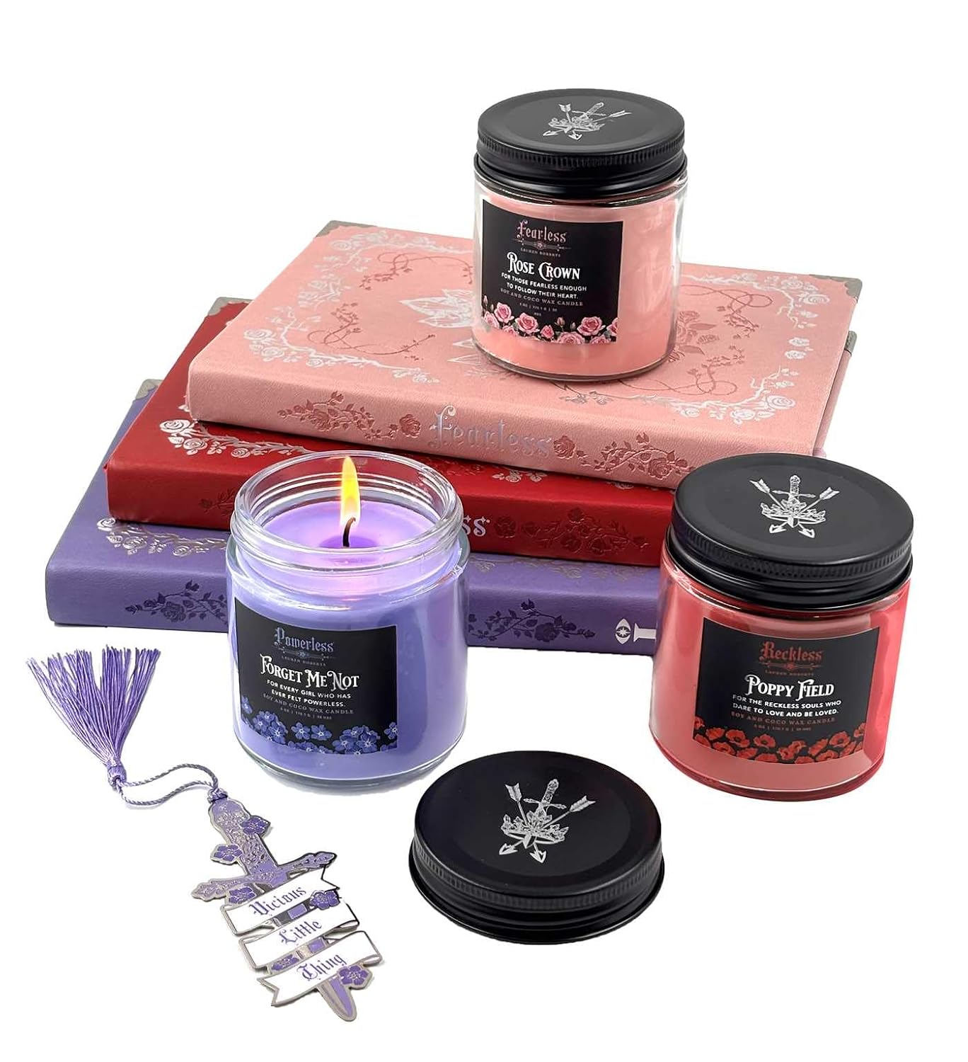 Lauren Roberts: Powerless Trilogy Scented Glass Candle Set (Set of 3)      Novelty Book – February 24, 2026