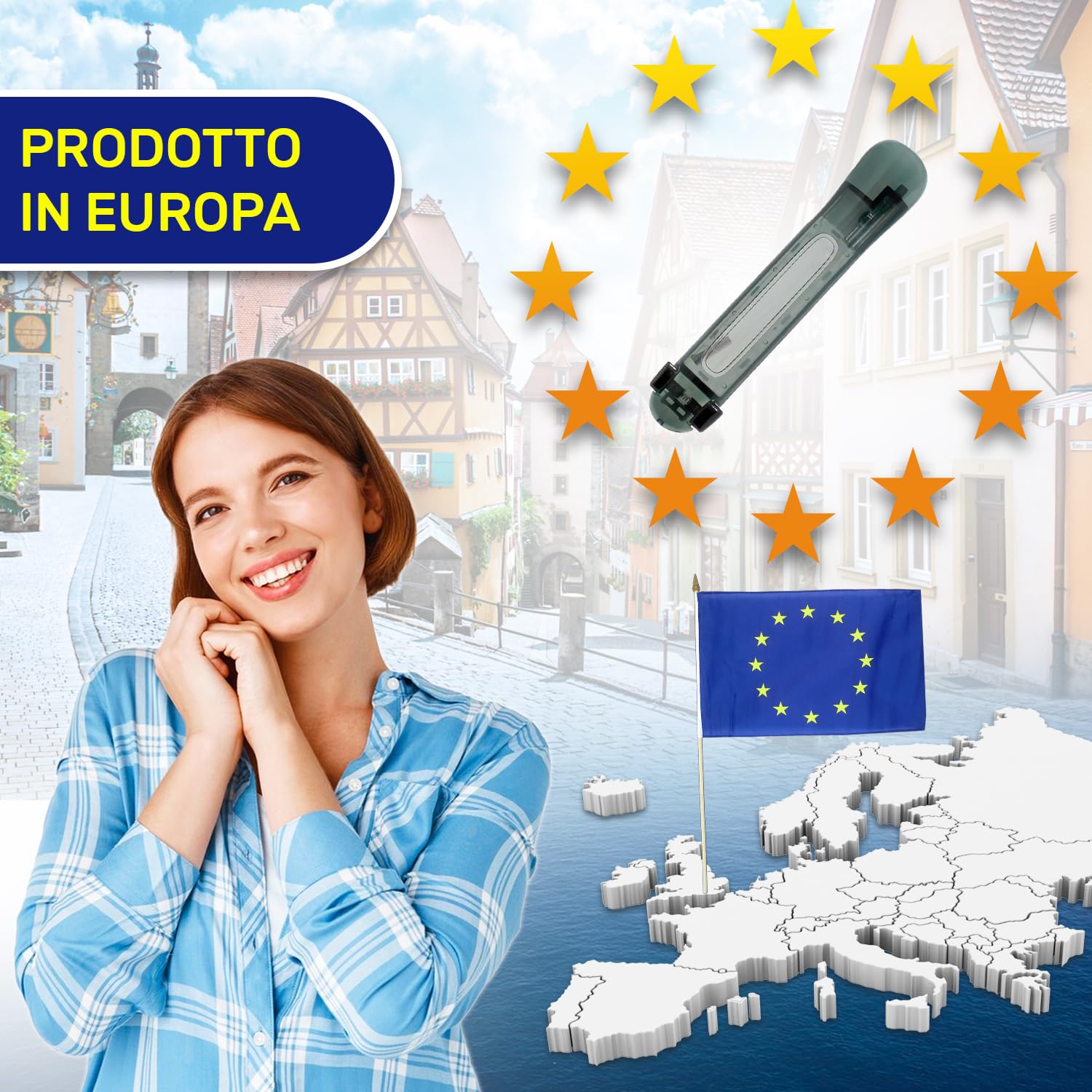 Serbatoio di Acqua per la Piastra Capelli a Vapore con Codice Originale CS-10000716 per Rowenta Steampod 3 - MADE IN EU - Garanzia di 10 Anni - MONTERAL