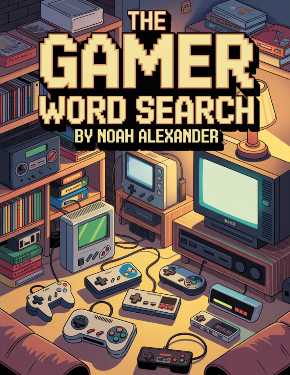 The Gamer Word Search: Large Print 8.5x11 with 100 puzzles (Noah Alexander Puzzles)