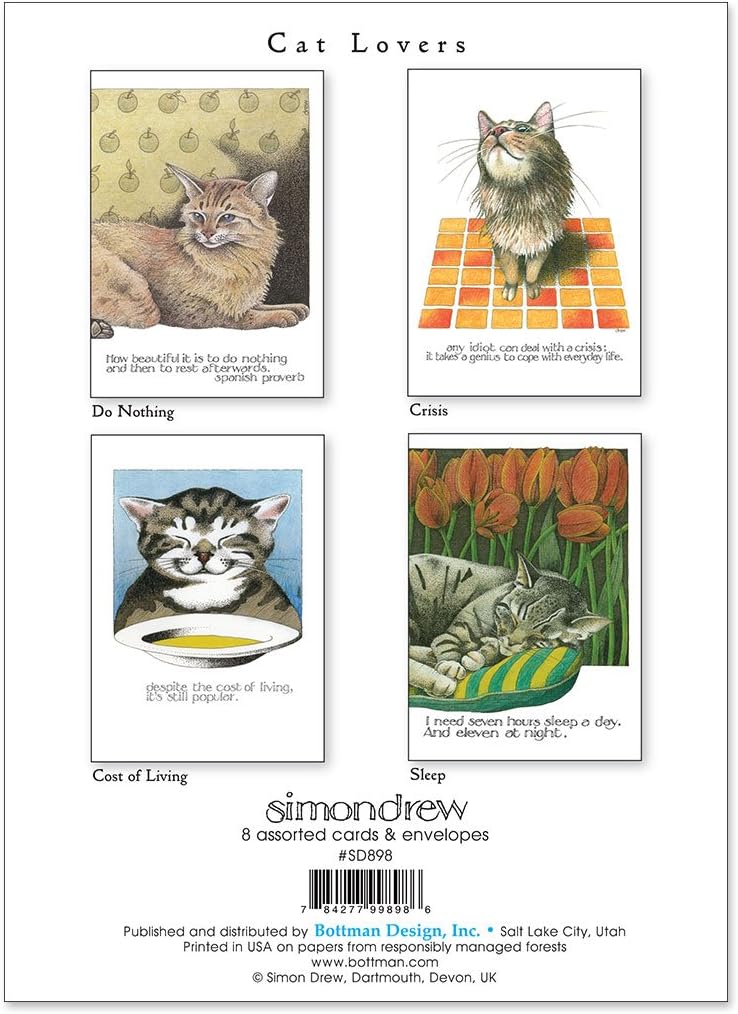Cat Lovers Note Card Assortment