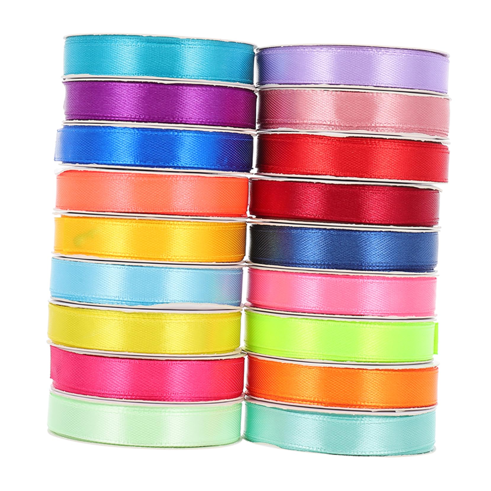Ruban pour artisanat décoration mariage fête lot de 18 rouleaux