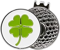 Vista 1 de DA VINCI Clip magnético para sombrero de golf con marcador de bola de golf de metal en relieve de 1 pulgada