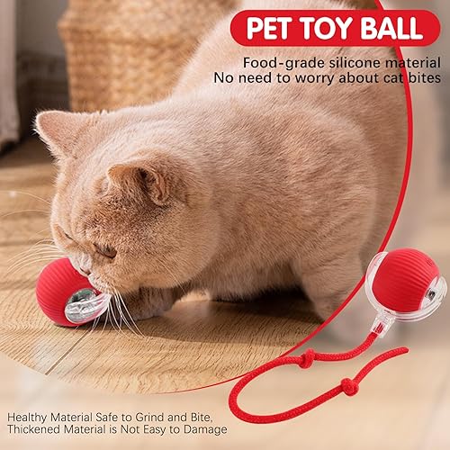 Miniatura 7 de Chewie - Juguetes interactivos para gatos y perros, bolas giratorias automáticas inteligentes para perros grandes y pequeños