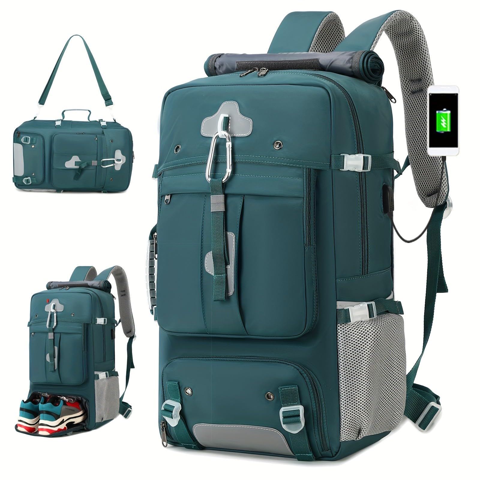 Mochila infantil informal para niños, mochila escolar grande, mochila de senderismo para hombre, viaje, resistente al aire libre, mochila de camping con compartimento espacioso, mochila de agua para