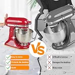 Bamboo Mixer Slider Compatible with KitchenAid 4.5-5 Quart Tilt-Head Stand Mixer, Mixer Moving Tray Attachments Kitchen Countertop Storage Accessories