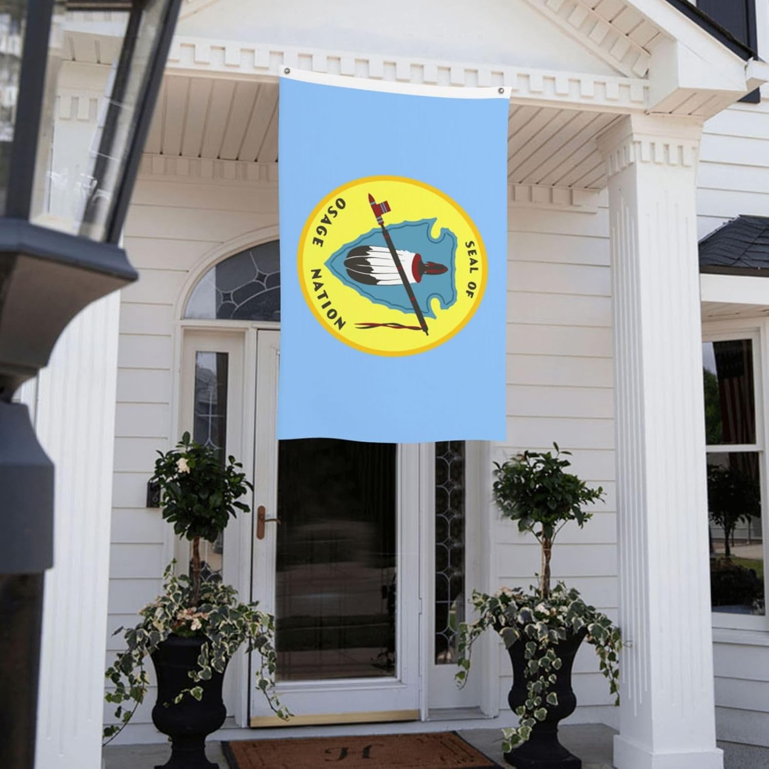 Flag Of The Osage Nation Flags for Outside 3x5 Ft Double Sided Heavy Duty Polyester Flag for Home Yard Festival Outdoor Garden Decor Welcome Flags
