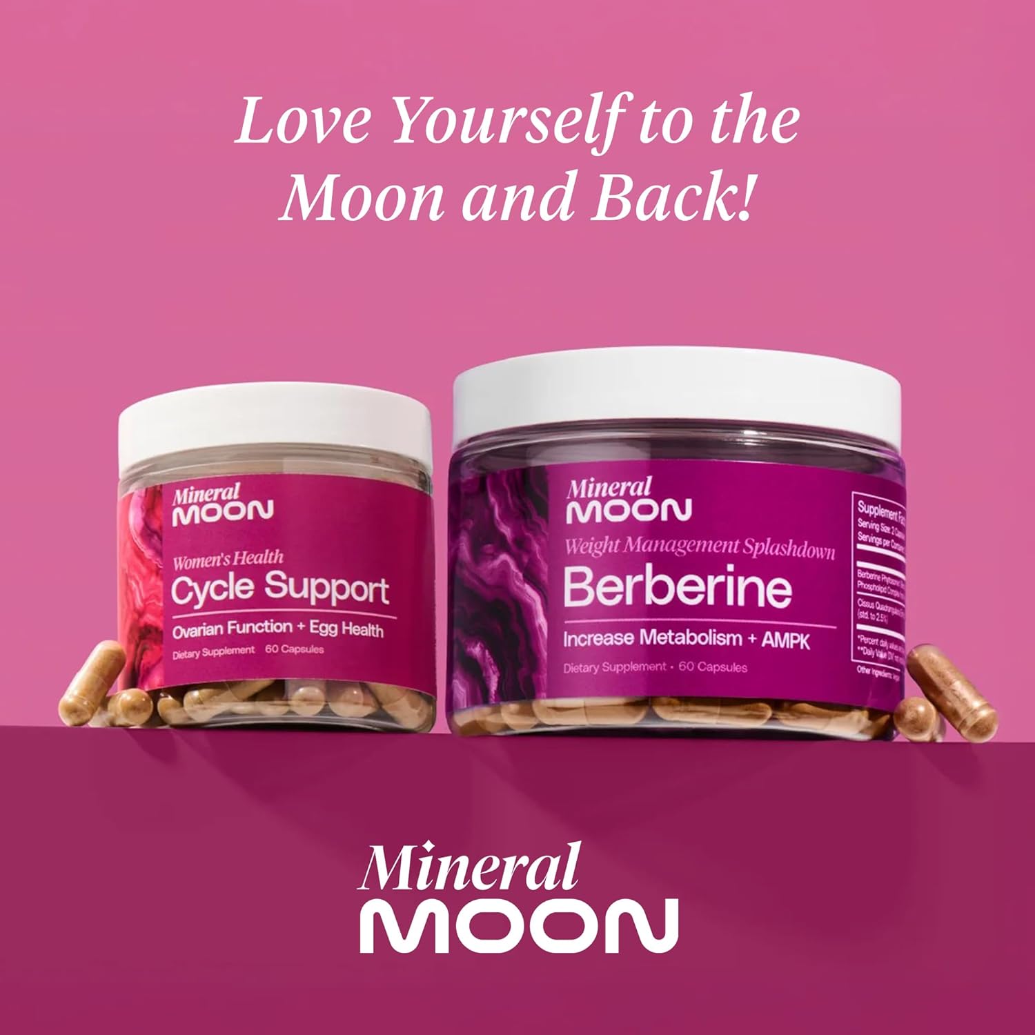 Berbrine + Cycle Support Bundle - Hormonal Balance & Body Composition Wellness - Menstrual Cycle & Ovulation Support with Berberine Phytosome, Vitamin B12 & Folic Acid