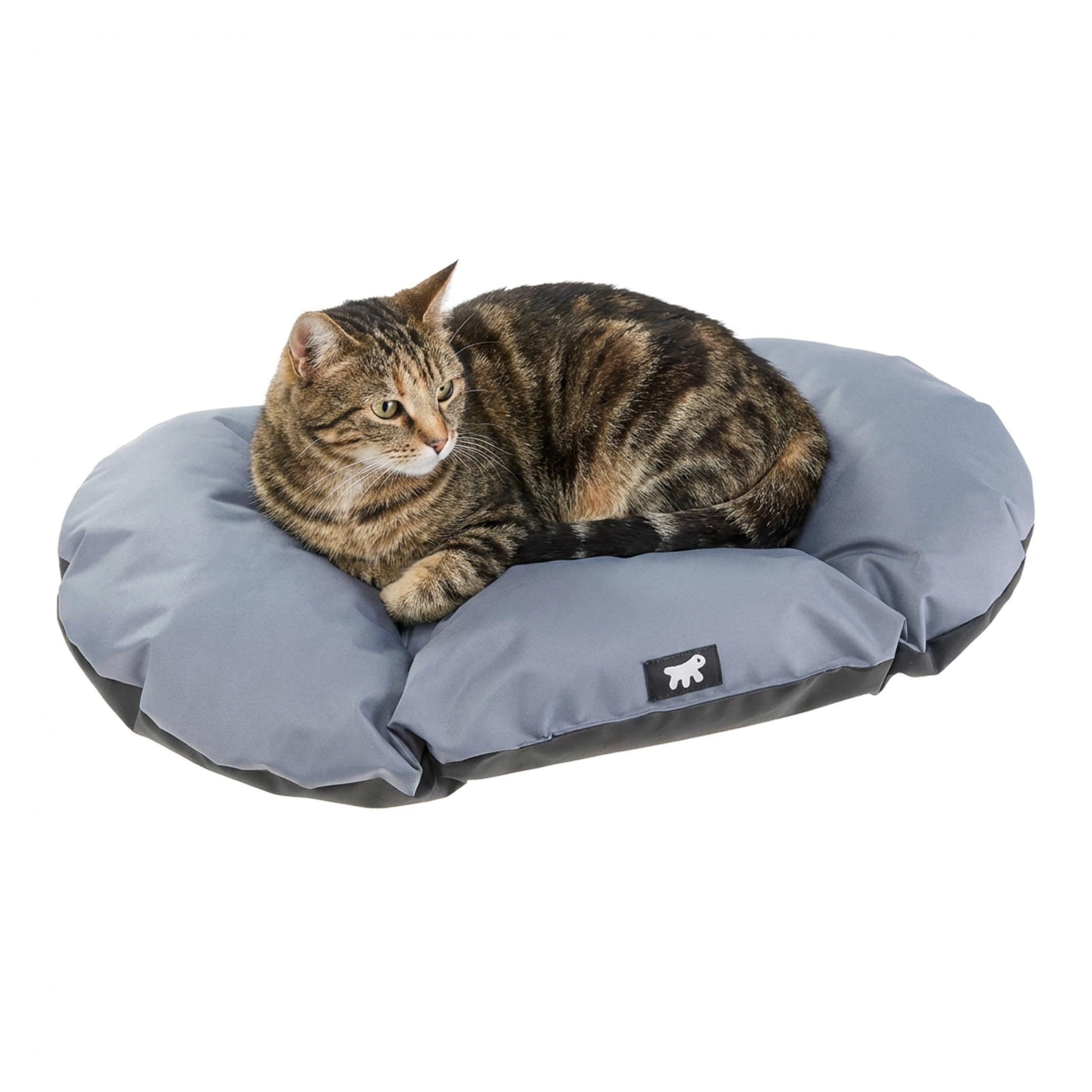 Ferplast Small Dog Bed Scratch Resistant Dog Mattress Waterproof Cushion Washable Pet Mat 55 x 36 x 3 cm. Grey — image 1