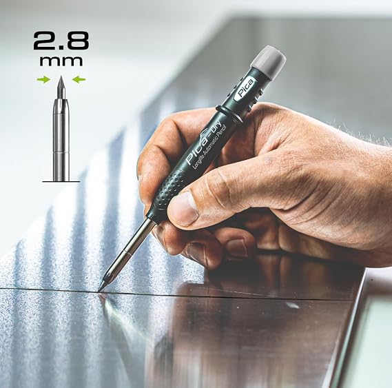 Pica Dry - Metal Set - Long-life Automatic Pencil & Metal Scraper Needle Set - The Complete Solution for Precision Metal Marking in Demanding Industrial Applications - Made in Germany