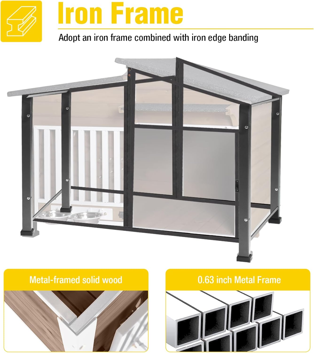 Stylish & Durable: The Perfect Dog House for Indoor and Outdoor Comfort