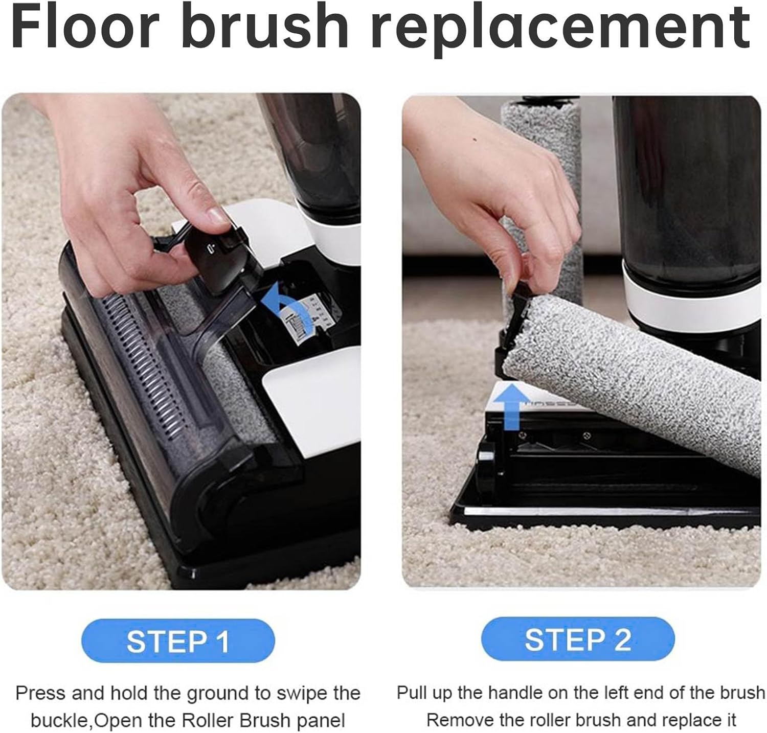 Vacuum Brush Crosswave OmniForce and Replacement Vacuum Filters, Compatible with BISSELL CrossWave OmniForce 3882, 3883, 3967F, 3970F Vacuum Cleaner, 2PC Brush Rollers & Filters + 1PC Cleaning Tool