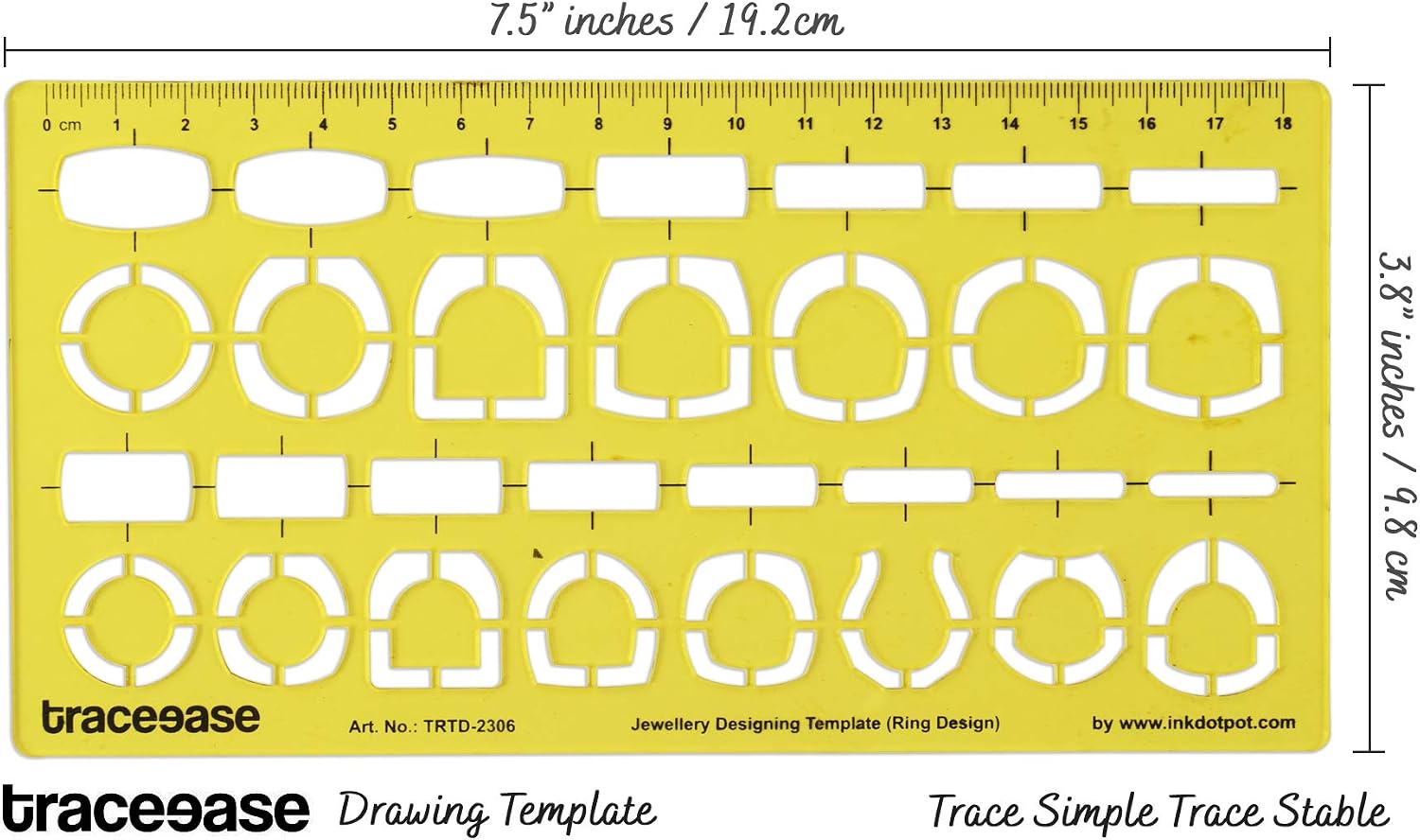 Traceease Ring Design Jewelry Templates Drafting Tools Jewellery Designing Stencils
