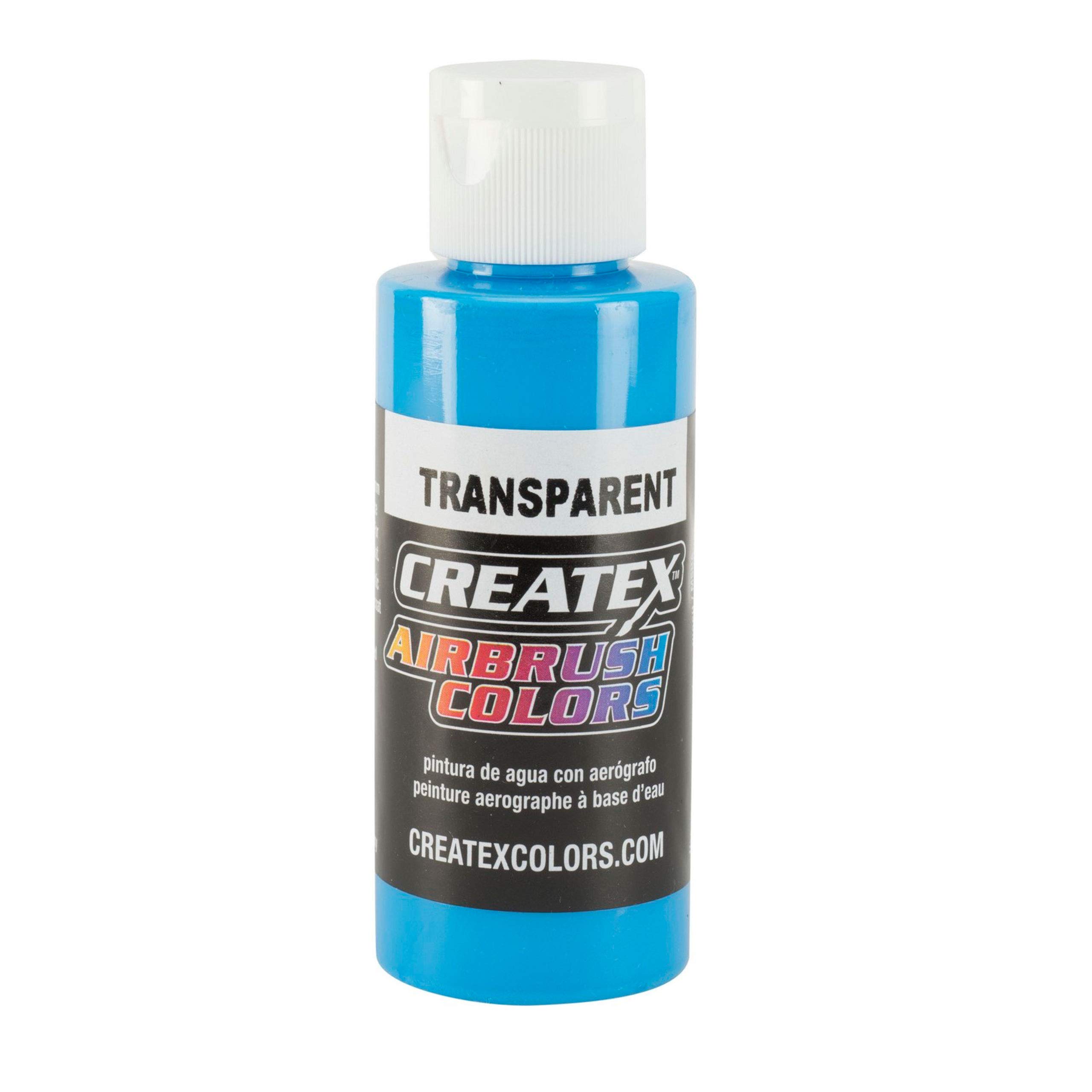 Createx Airbrush Colors 4 oz. transparent Caribbean blue 5105