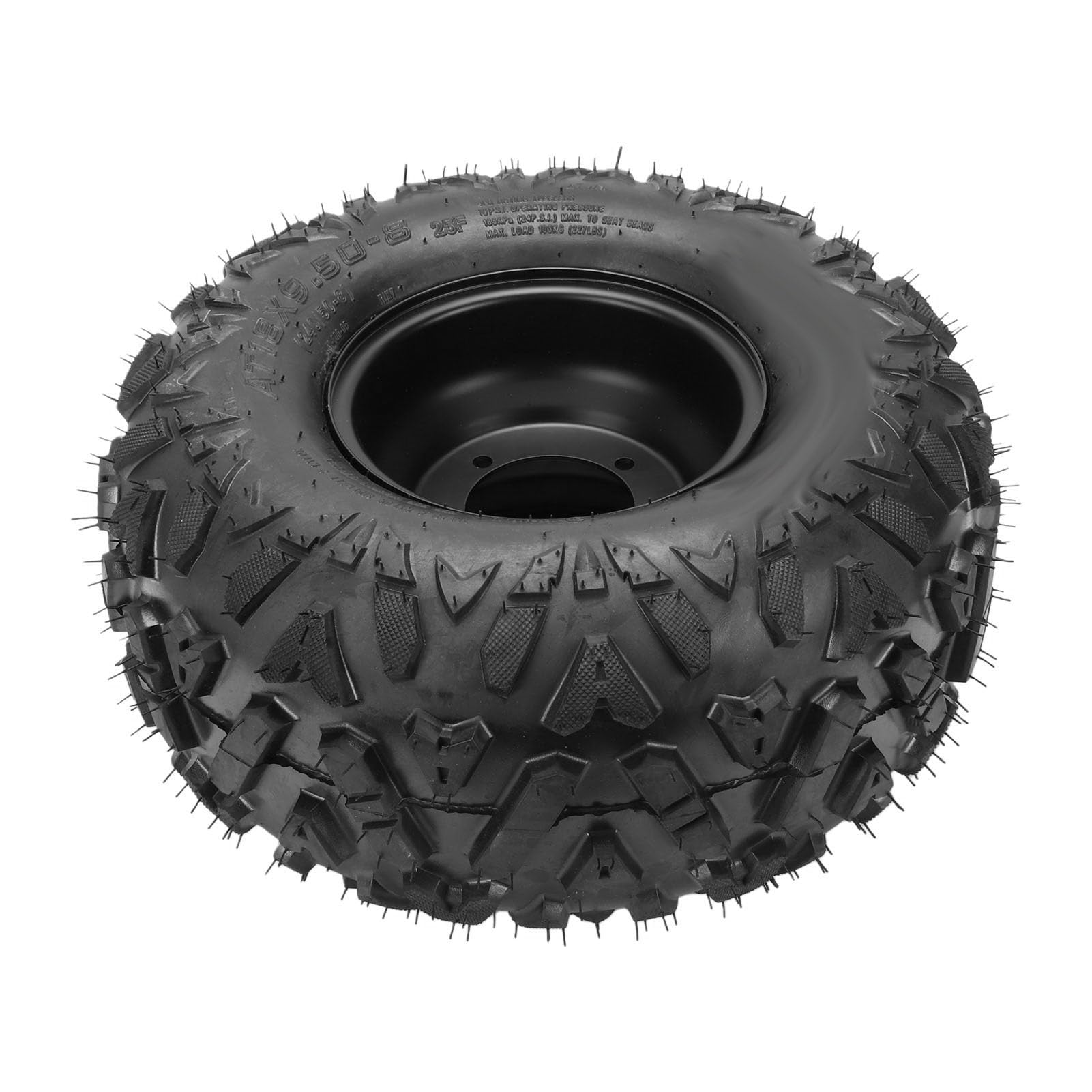 Yctze Neumático sin Cámara 18x9.50-8, Cortacésped, Rueda sin Cámara, Cortacésped, Neumático sin, Rueda, Tractor de Césped, Llanta sin, 8 Pulgadas, 4 Patrones para Carros