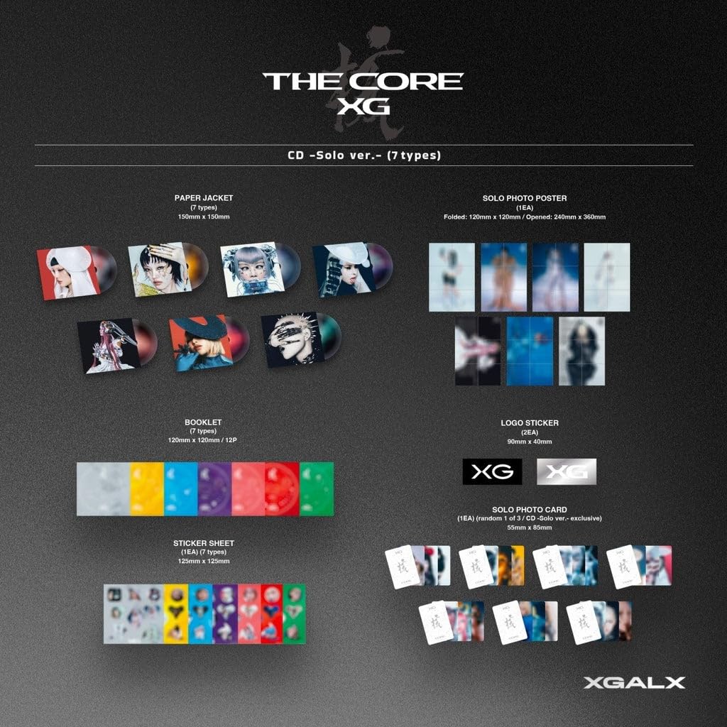 XG 全員入りサイン　1st Full album 核 core XG - 1st Full Album THE CORE 核 [Regular ver.] : Amazon.co.uk