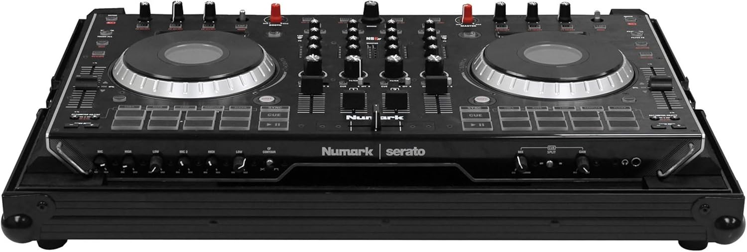 Odyssey Cases FRNS6IIBL, Black Label Numark NS6II DJ Controller Case