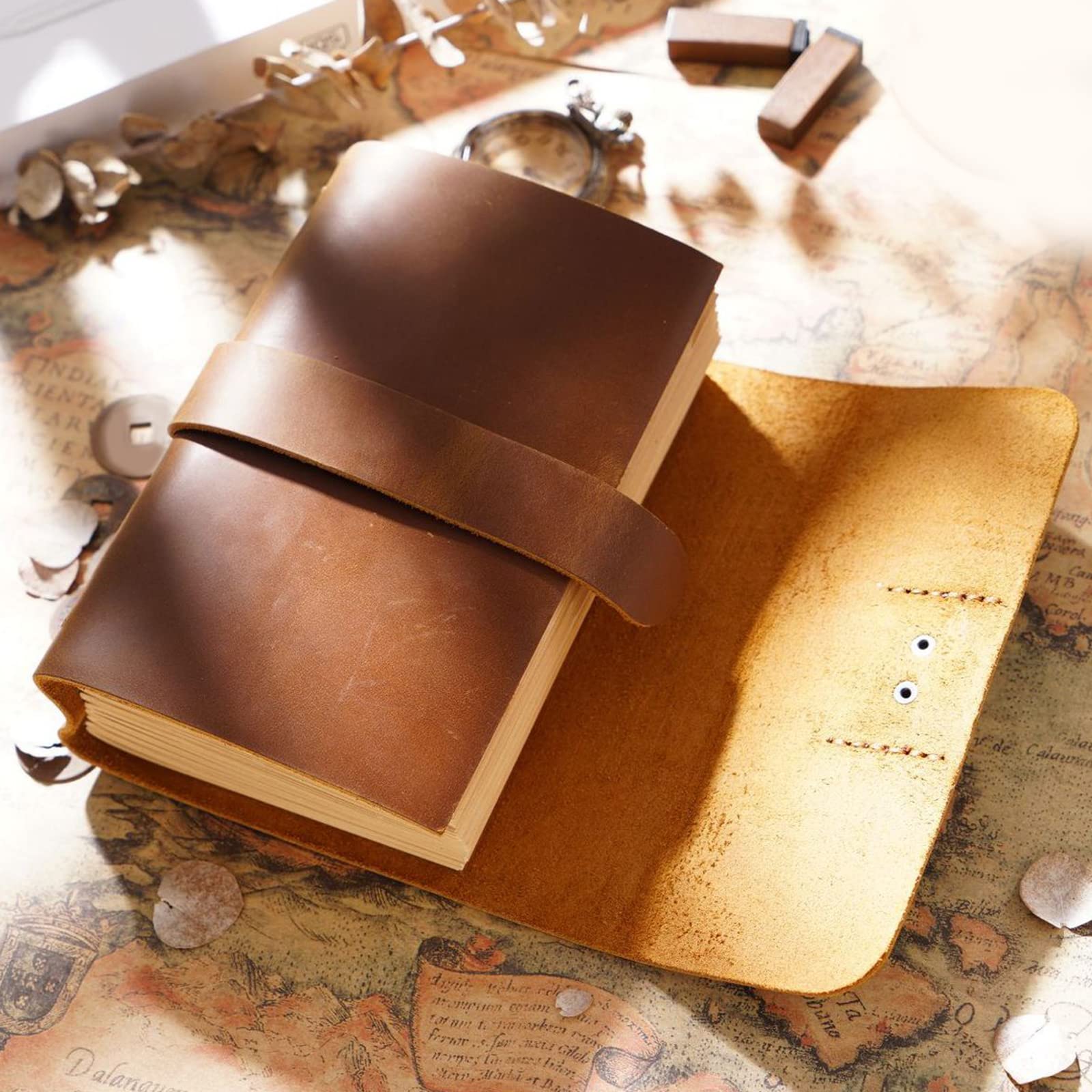 Blocco note fatto a mano diario di viaggio personale in rilievo diario personale per studenti insegnanti scuola custodia in pelle personalizzata per gli uomini