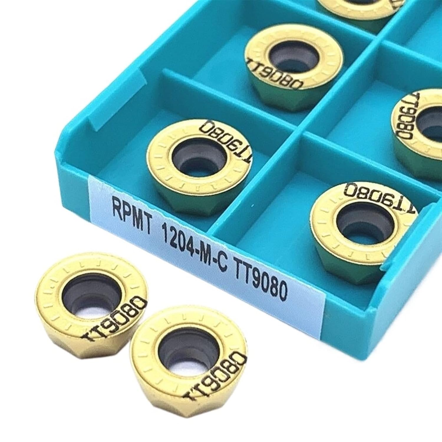 Indexable Carbide Lathe Tool 10PCS RPMT1204 M C TT9080 Carbide Insert Lathe Milling Mill CNC Tools Cutter