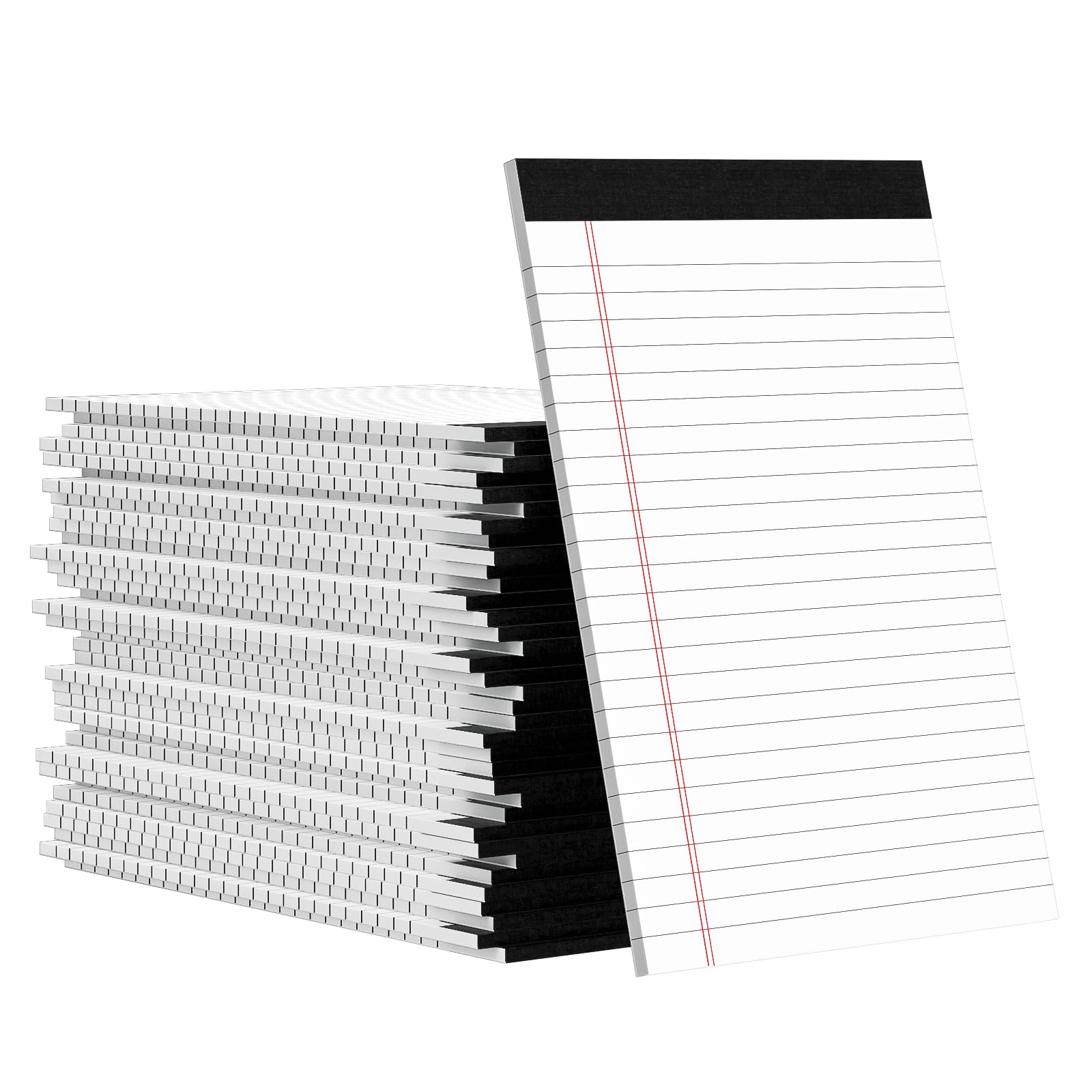 36 Pack Legal Pads 5x8 Small Notepad College Ruled Writing Pads Small Note Pads 5x8 White Narrow Ruled