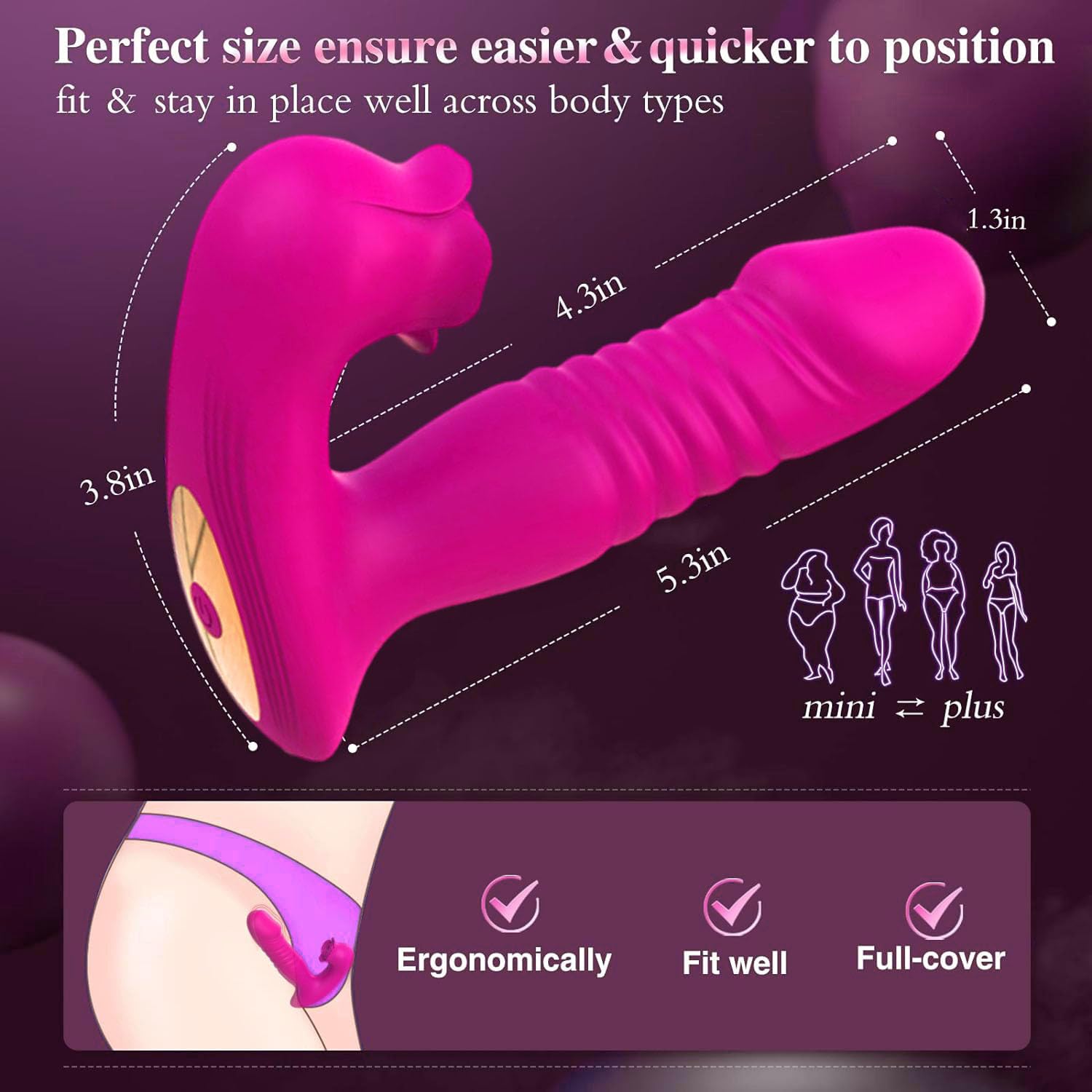 Vibradorador Mujer Juguetes Eróticos Pareja Sexuales succionador de Clítoris Femenino With APP control10 * 10 modos Consoladores.. para mujer con Vibración Estimulador del clítoris femenino