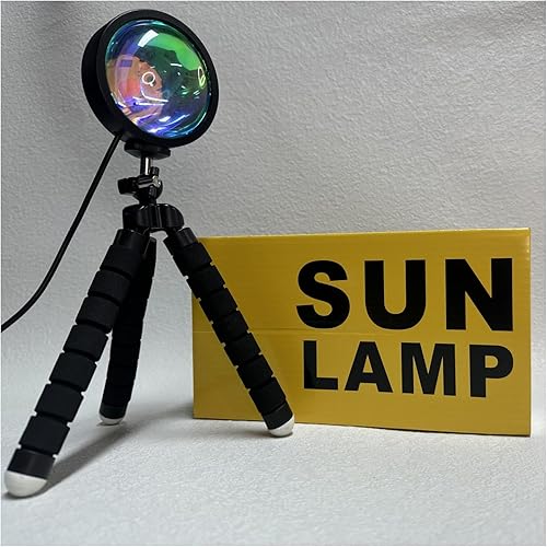 Miniatura 8 de xoddi Lámpara de puesta de sol, luz nocturna, proyector de lámpara de sol, luz LED de proyección, luz de puesta de sol, luz de puesta de sol,