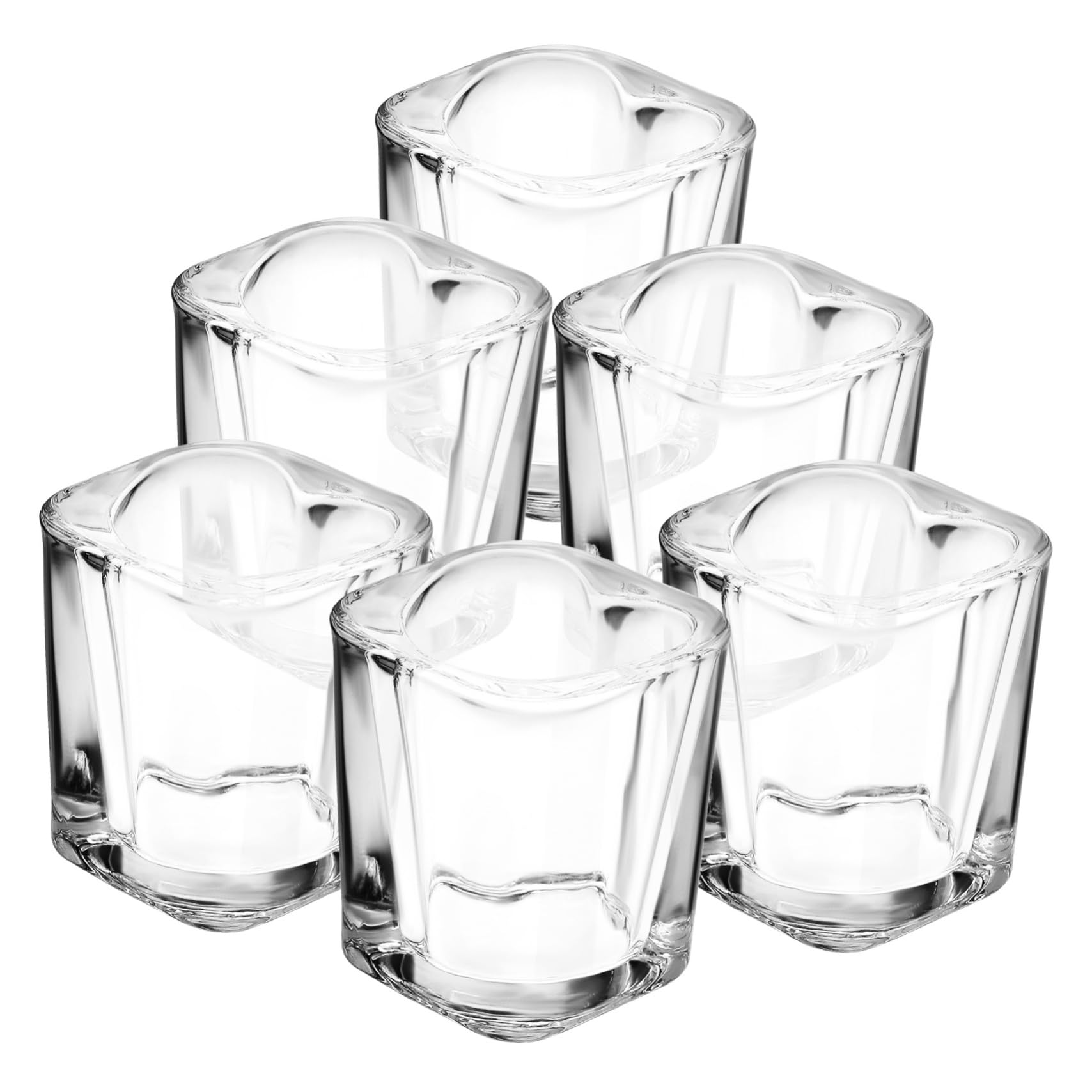 Verre d'amour à fond carré épais de 45 ml TOPBATHY pour spiritueux et bar