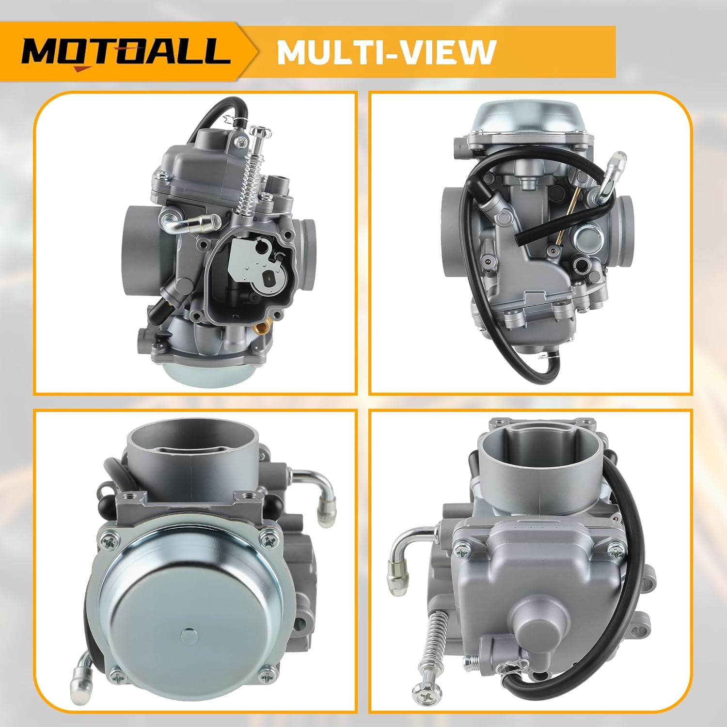 MOTOALL Carburetor and Fuel Pump Kit for Polaris Sportsman 400 500 700 300 335 600 Magnum 325 Trail Blazer 330 2520227