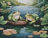 【package includes】printed canvas x1，Cotton thread x 1set (30% more than necessary)，Needle x2 ，paper blueprint x1set ，English paper instructionsx1 【Home Decorations】The cross-stitched artwork will bring you a pleasant time and a sense of accomplishmen...