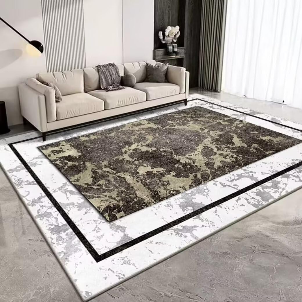 Tapis d entrée gris abstrait géométrique tapis de maison lavable 300x400cm