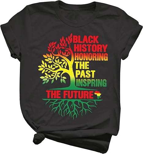 Black History Month Shirt Black History Honoring Past Inspiring Future African Pride T-Shirt