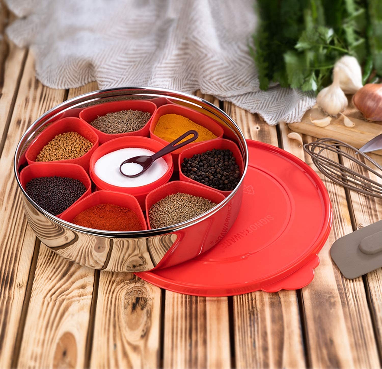 Buy SIGNORA WARE Spice Magic Box Masala Container Spice Set