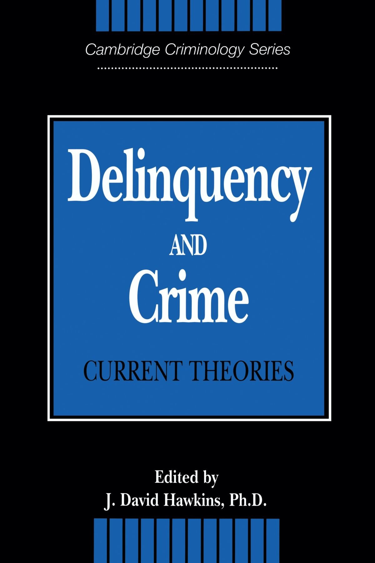 Delinquency and Crime: Current Theories (Cambridge Studies in Criminology)