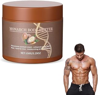 Body Butter for Men, Hydrating Moisturizing Cream, Organic Cologned Warm Scent