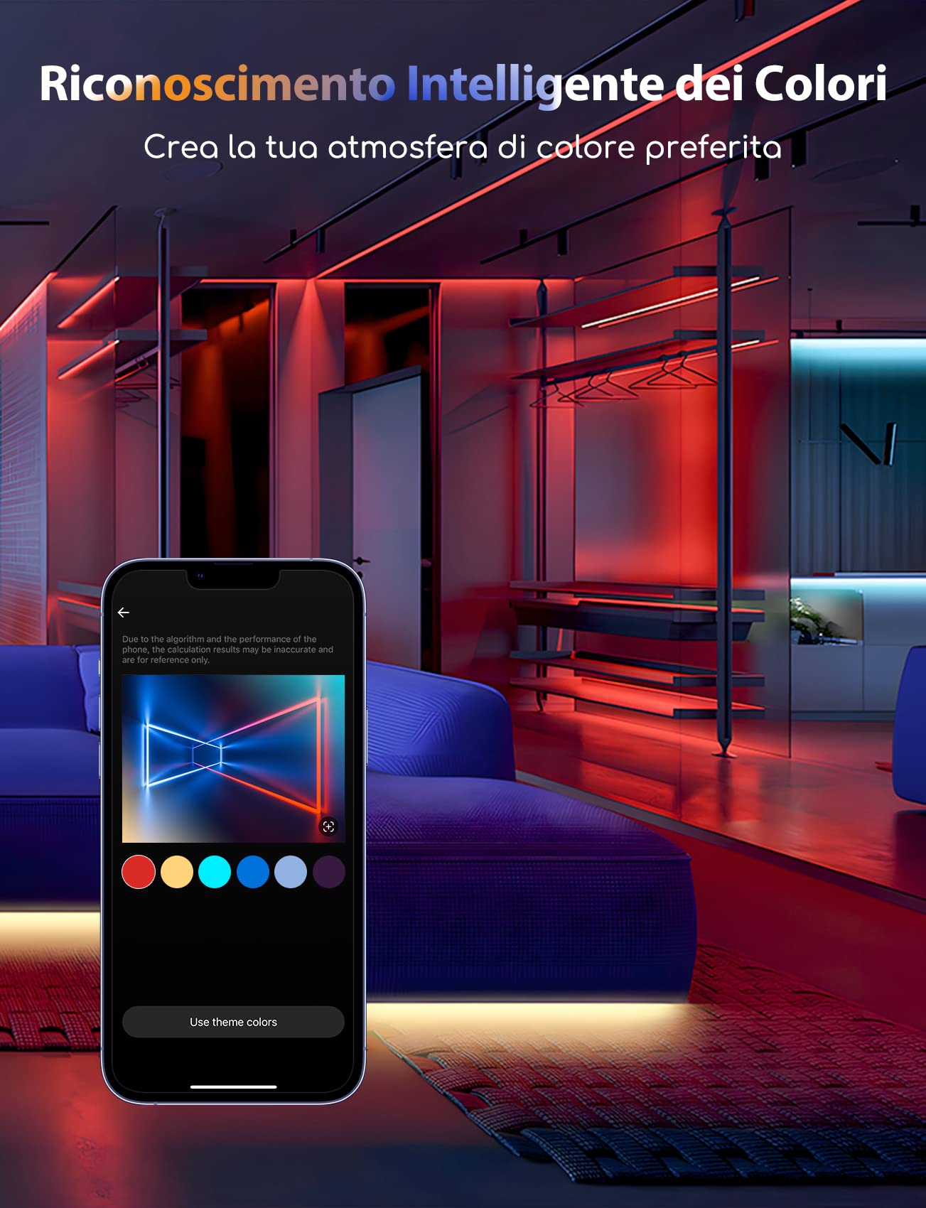 Aigostar Striscia LED Smart 5 Metri, Luci Led RGB con Telecomando, Strisce Led WiFi Compatibile con Alexa e Google Assistant, Sync Musicale DIY, per Decorare La Casa Camera Da Letto Party Bar, 2 Set