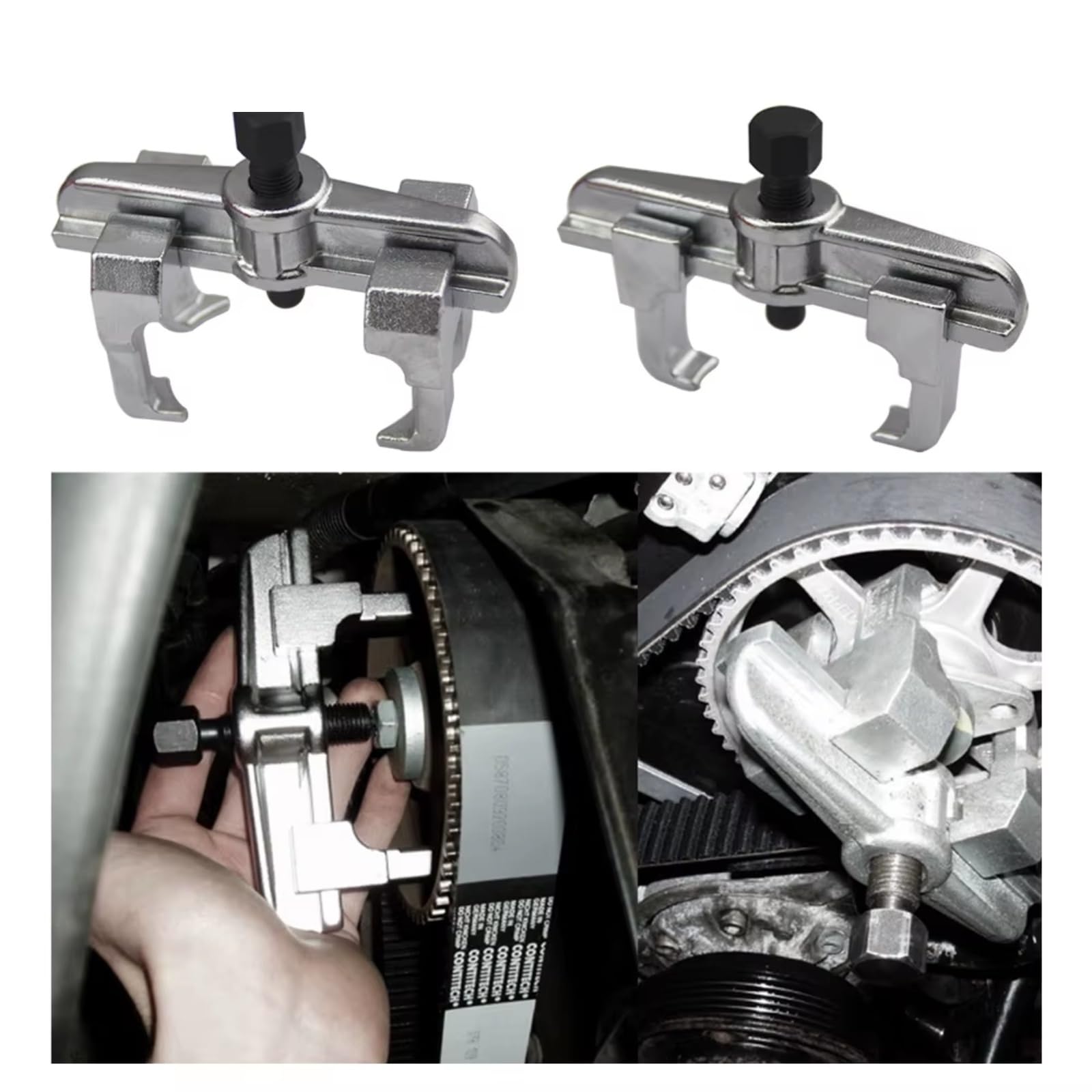 Para Para A4 A5 A6 A8 Extractor De Árbol De Levas Correa De Transmisión Polea Extractor Herramienta De Extracción De Árbol De Levas Kit De Herramientas Kit Calado Distribución(Azul)