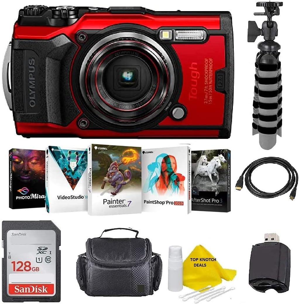 Olympus Tough TG-6 Waterproof Camera Red Top Philippines Ubuy